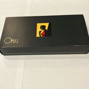 Omas, roller ball pen. Multicolor blue composite.